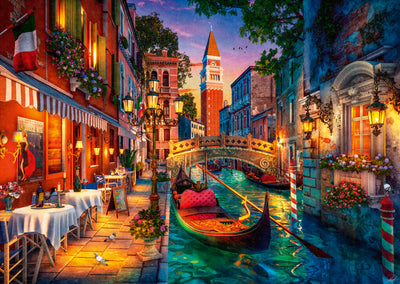 Canal Cruise in Venice – 1000 Piece Jigsaw Puzzle (Ravensburger)