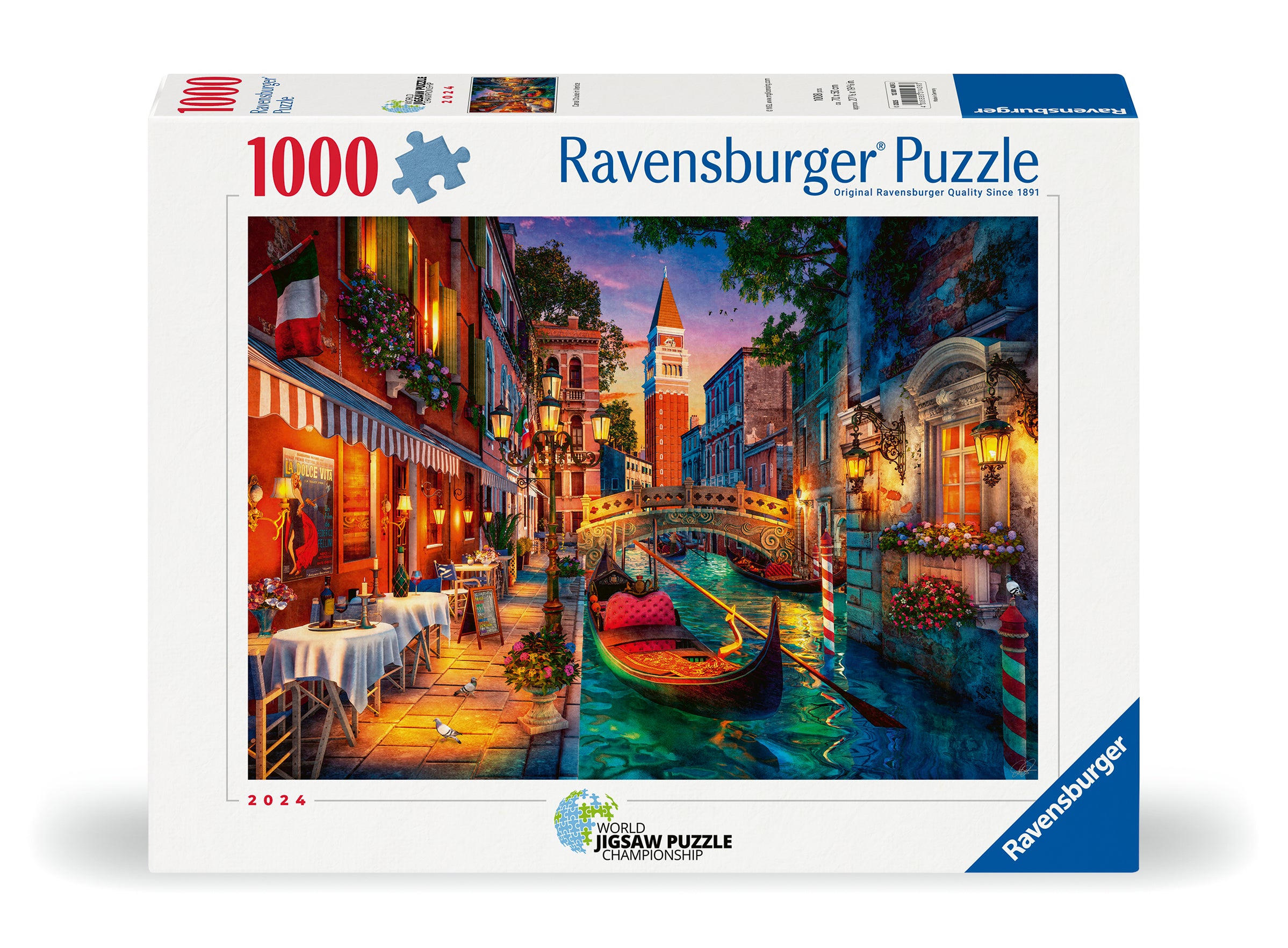 Canal Cruise in Venice – 1000 Piece Jigsaw Puzzle (Ravensburger)