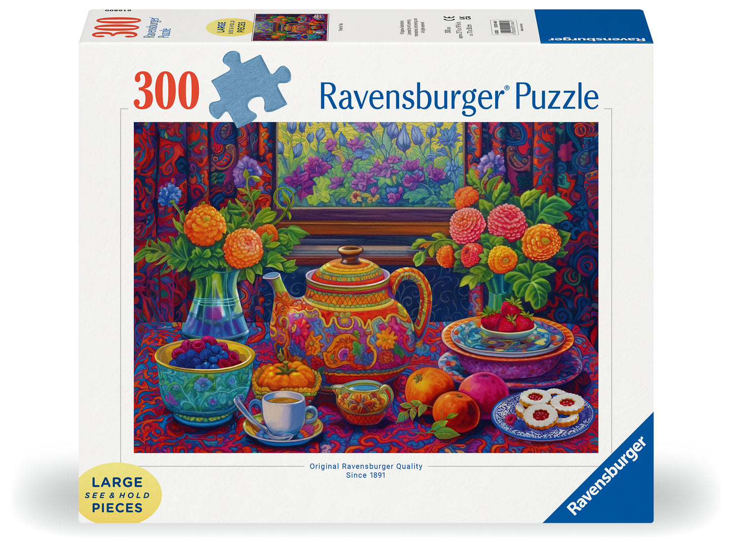 ** Pre-Order ** Ravensburger - Time for Tea - 300 Piece Large Format Jigsaw Puzzle