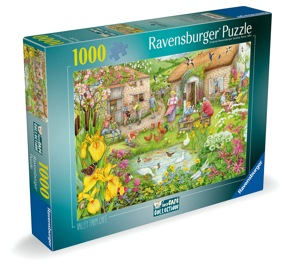 Cosy Café No.3 Valley Farm Café – 1000 Piece Jigsaw Puzzle (Ravensburger)