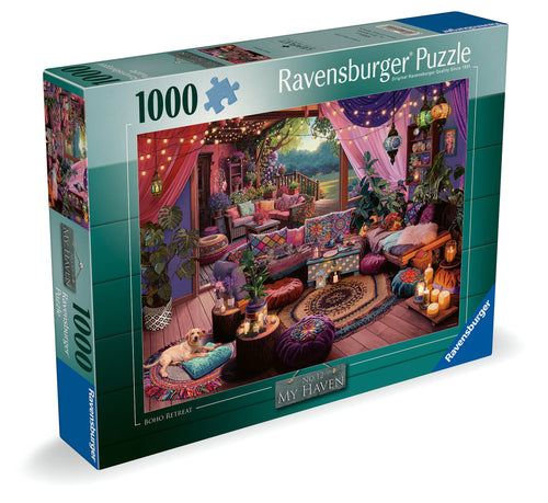 My Haven No.12 Boho Retreat – 1000 Piece Jigsaw Puzzle (Ravensburger) - Image 2