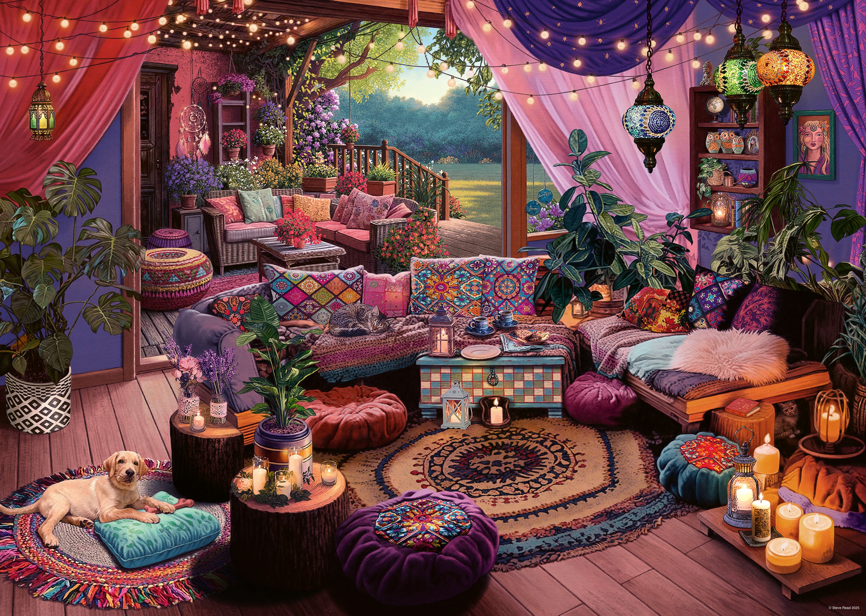 My Haven No.12 Boho Retreat – 1000 Piece Jigsaw Puzzle (Ravensburger)