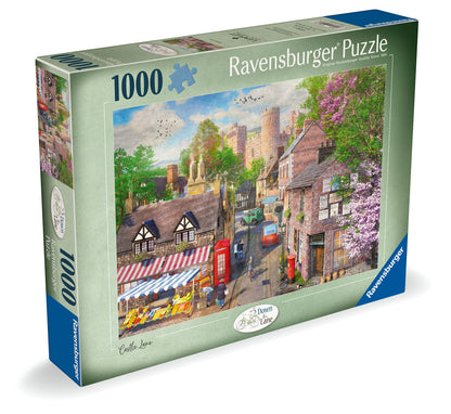 ** Pre-Order ** Ravensburger - Down the Lane No.5 Castle Lane - 1000 Piece Jigsaw Puzzle