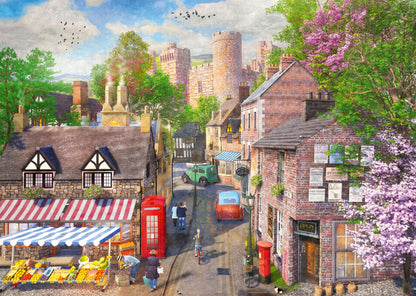 Ravensburger - Down the Lane No.5 Castle Lane - 1000 Piece