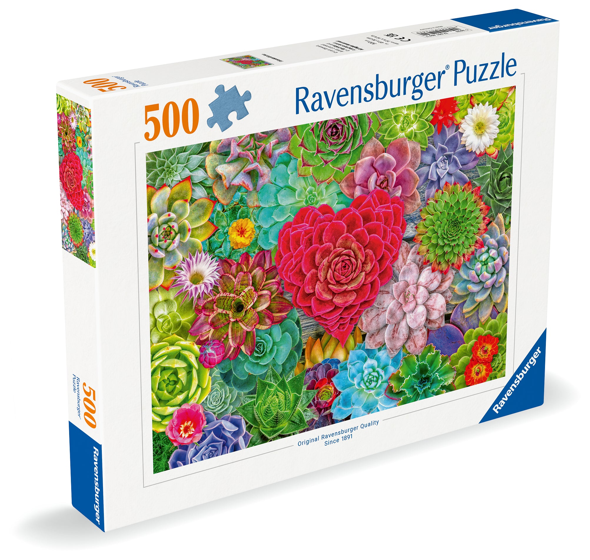 Succulent Love – 500 Piece Jigsaw Puzzle (Ravensburger)
