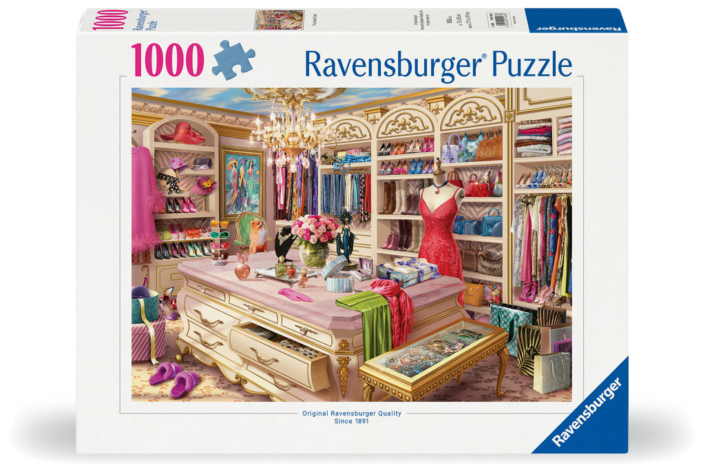 The Coveted Closet – 1000 Piece Jigsaw Puzzle (Ravensburger)