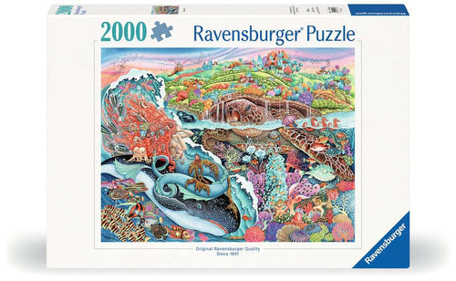 Thalassic Tale – 2000 Piece Jigsaw Puzzle (Ravensburger) - Completed Puzzle