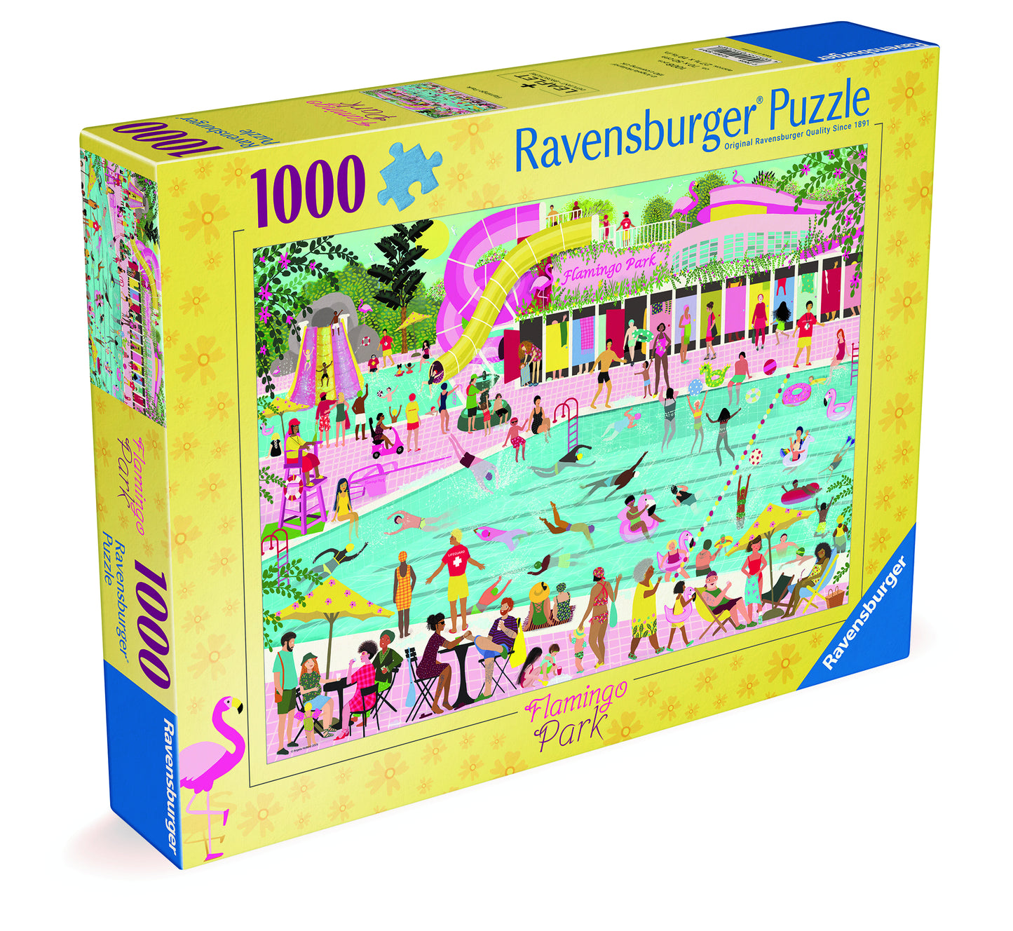 ** Pre-Order ** Ravensburger - Flamingo Park - 1000 Piece Jigsaw Puzzle