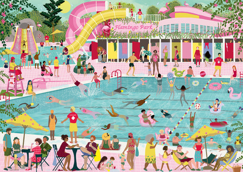 Flamingo Park – 1000 Piece Jigsaw Puzzle (Ravensburger)