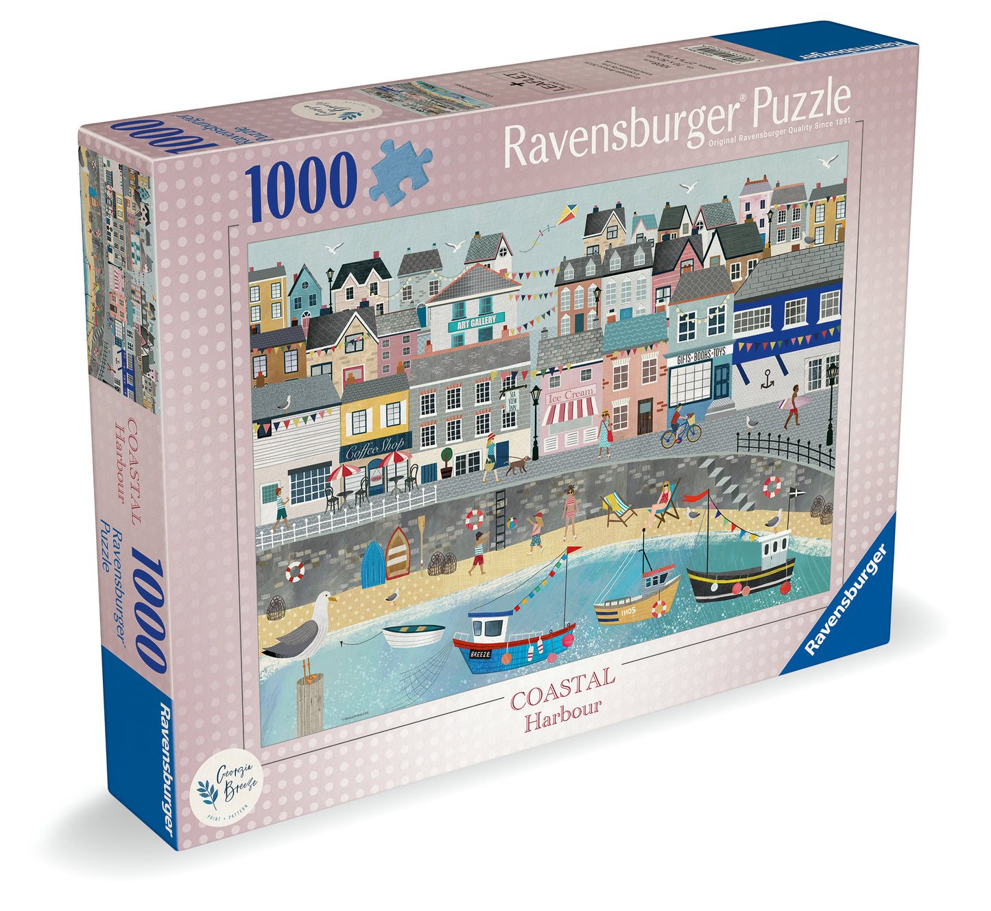 ** Pre-Order ** Ravensburger - Coastal Harbour - 1000 Piece Jigsaw Puzzle