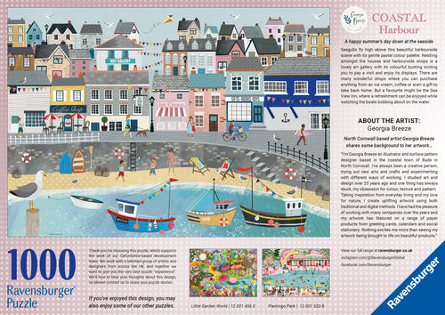 Coastal Harbour – 1000 Piece Jigsaw Puzzle (Ravensburger) - Image 2