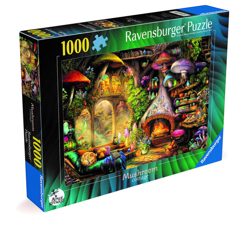 Mushroom Cottage – 1000 Piece Jigsaw Puzzle (Ravensburger) - Image 2
