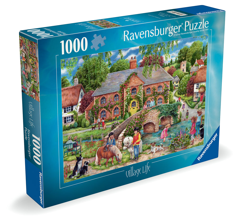 Village Life – 1000 Piece Jigsaw Puzzle (Ravensburger)