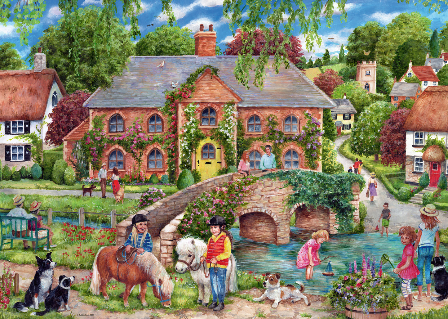 ** Pre-Order ** Ravensburger - Village Life - 1000 Piece Jigsaw Puzzle