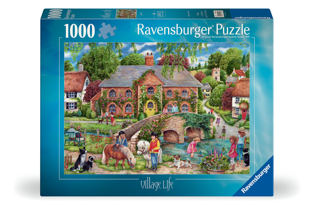 Village Life – 1000 Piece Jigsaw Puzzle (Ravensburger)