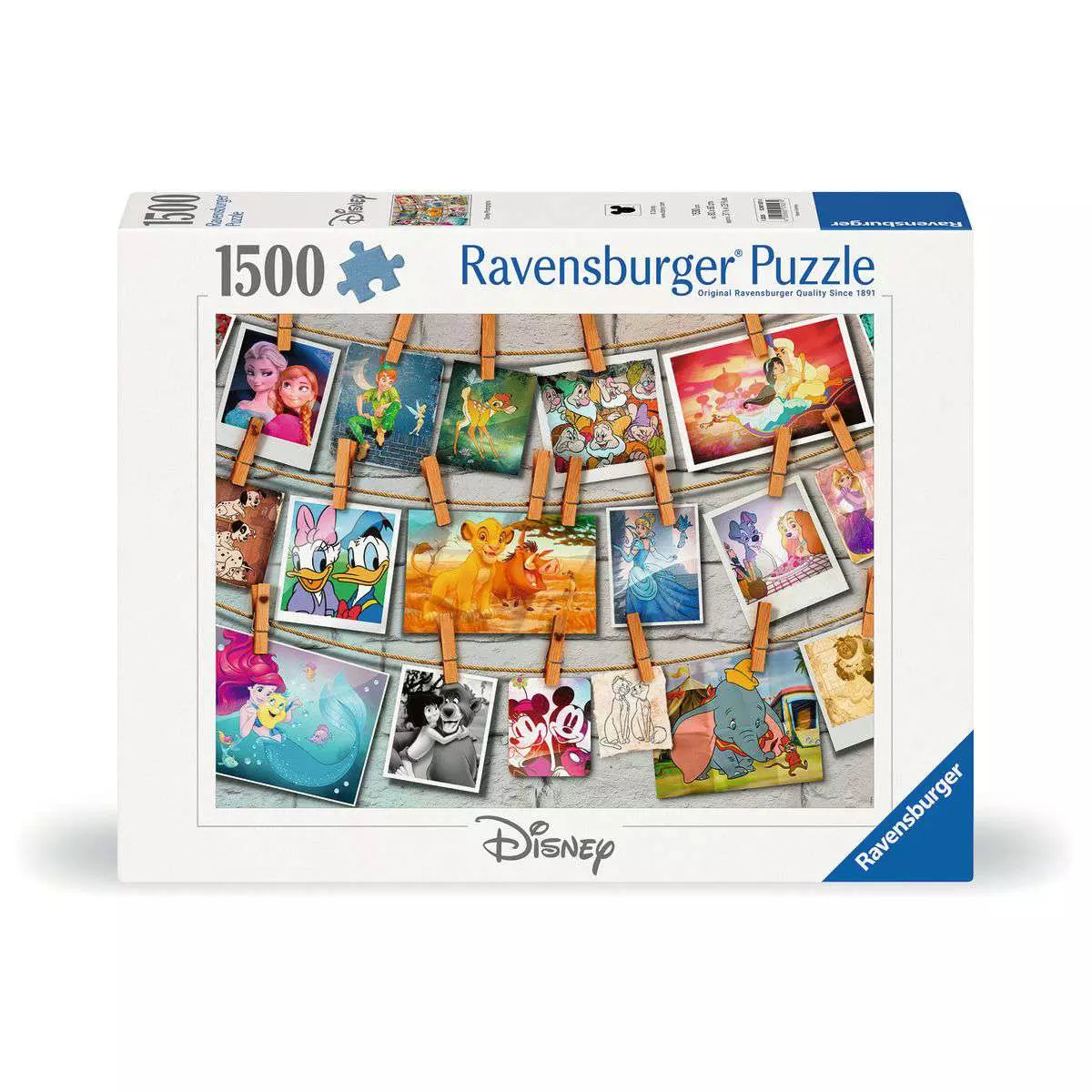 ** Pre-Order ** Disney Photographs - 1500 Piece Jigsaw Puzzle (Ravensburger) - Completed Puzzle