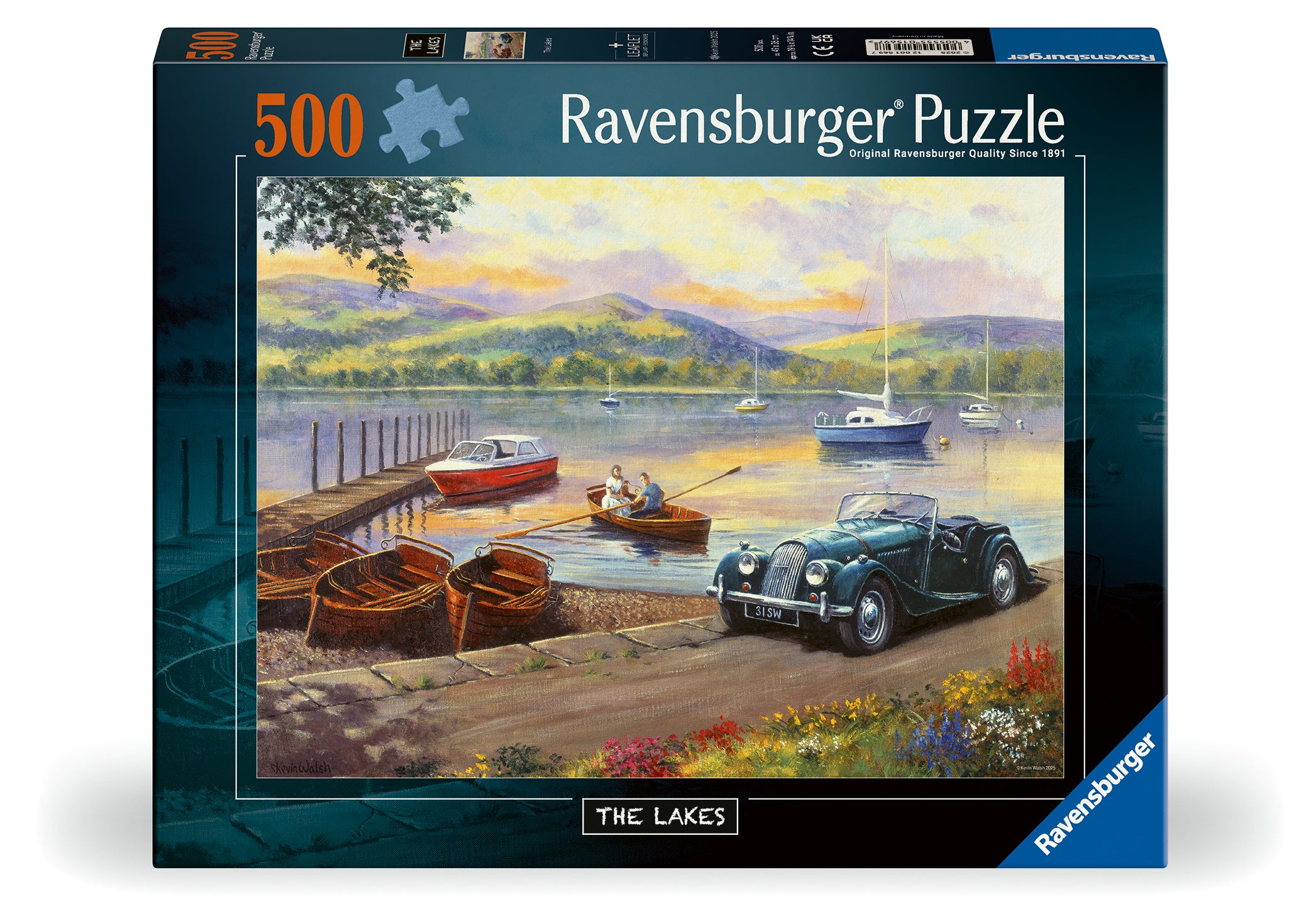 CHAMBERART 500 Piece Jigsaw Puzzle - Dolomite Lake Of Carezza Landscape