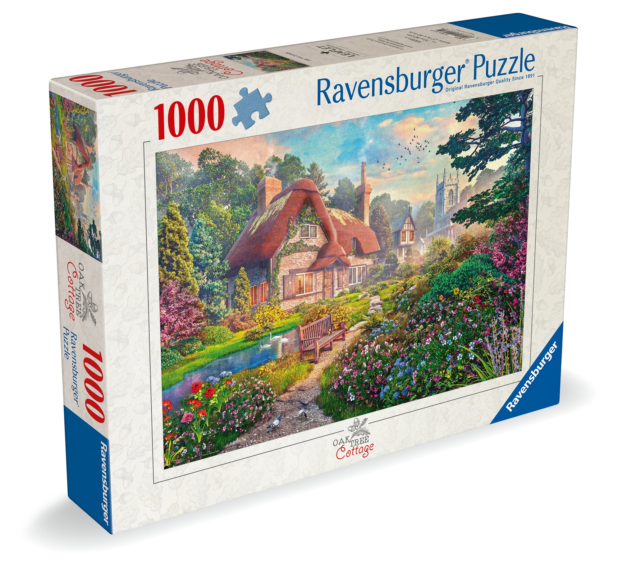 Oak Tree Cottage – 1000 Piece Jigsaw Puzzle (Ravensburger)