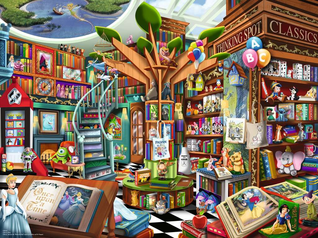 Magical Disney Bookshop – 1500 Piece Jigsaw Puzzle (Ravensburger)