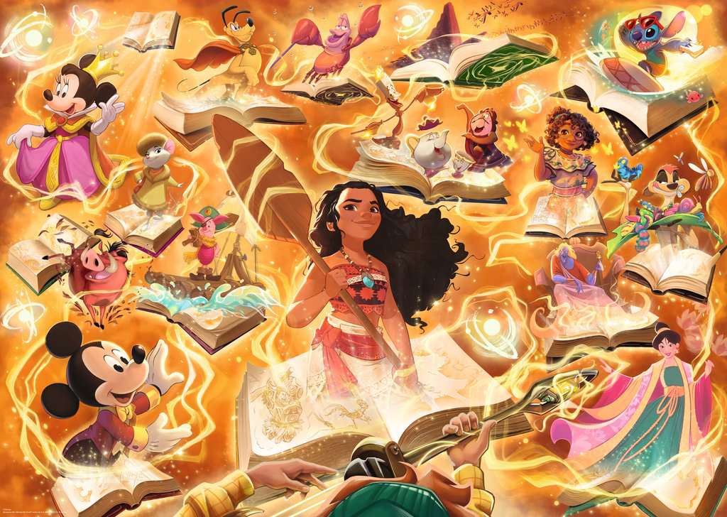 Disney Lorcana - Glimmers of the Realm: Amber – 1000 Piece Jigsaw Puzzle (Ravensburger)