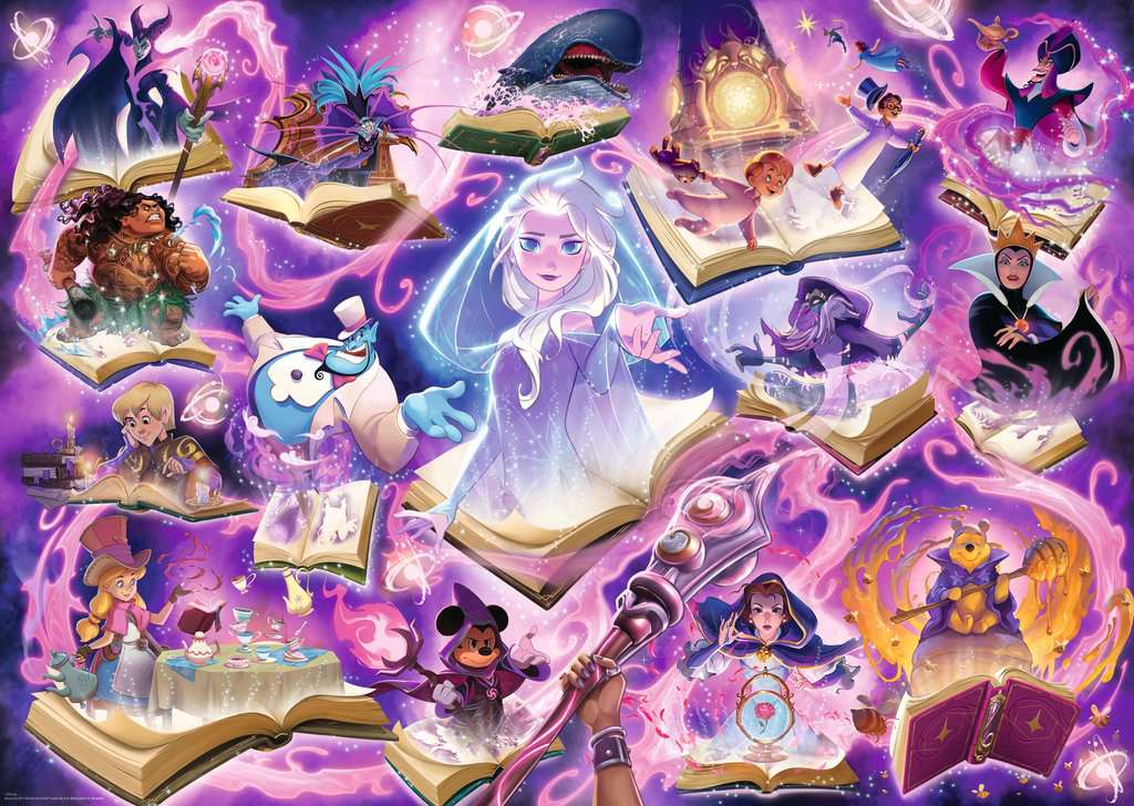 Disney Lorcana - Glimmers of the Realm: Amethyst – 1000 Piece Jigsaw Puzzle (Ravensburger)