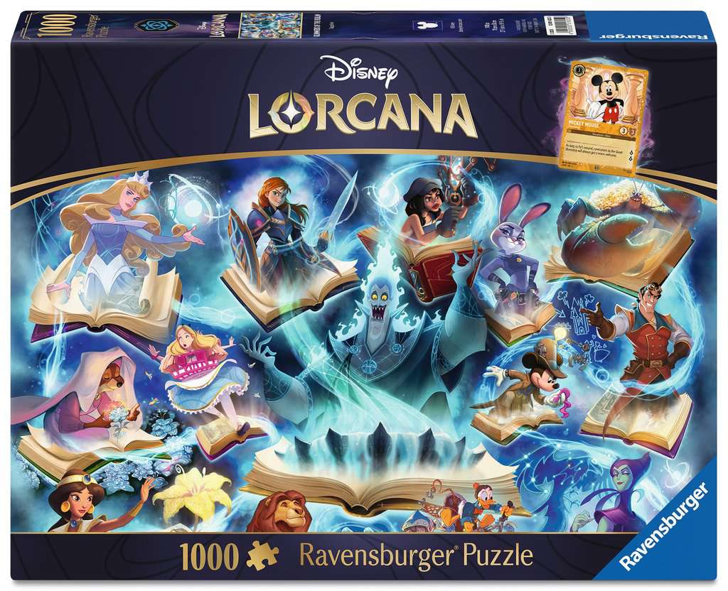 Disney Lorcana - Glimmers of the Realm: Sapphire – 1000 Piece Jigsaw Puzzle (Ravensburger)