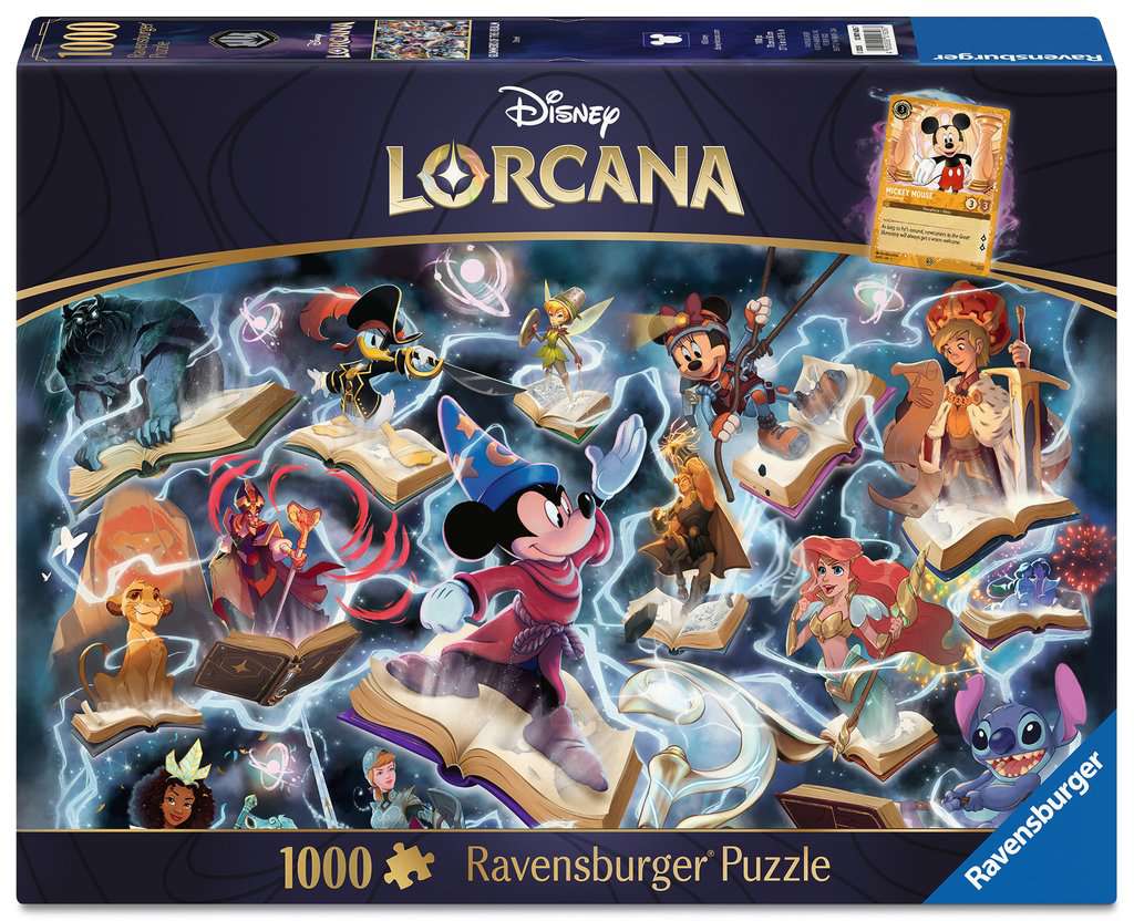 Disney Lorcana - Glimmers of the Realm: Steel – 1000 Piece Jigsaw Puzzle (Ravensburger)