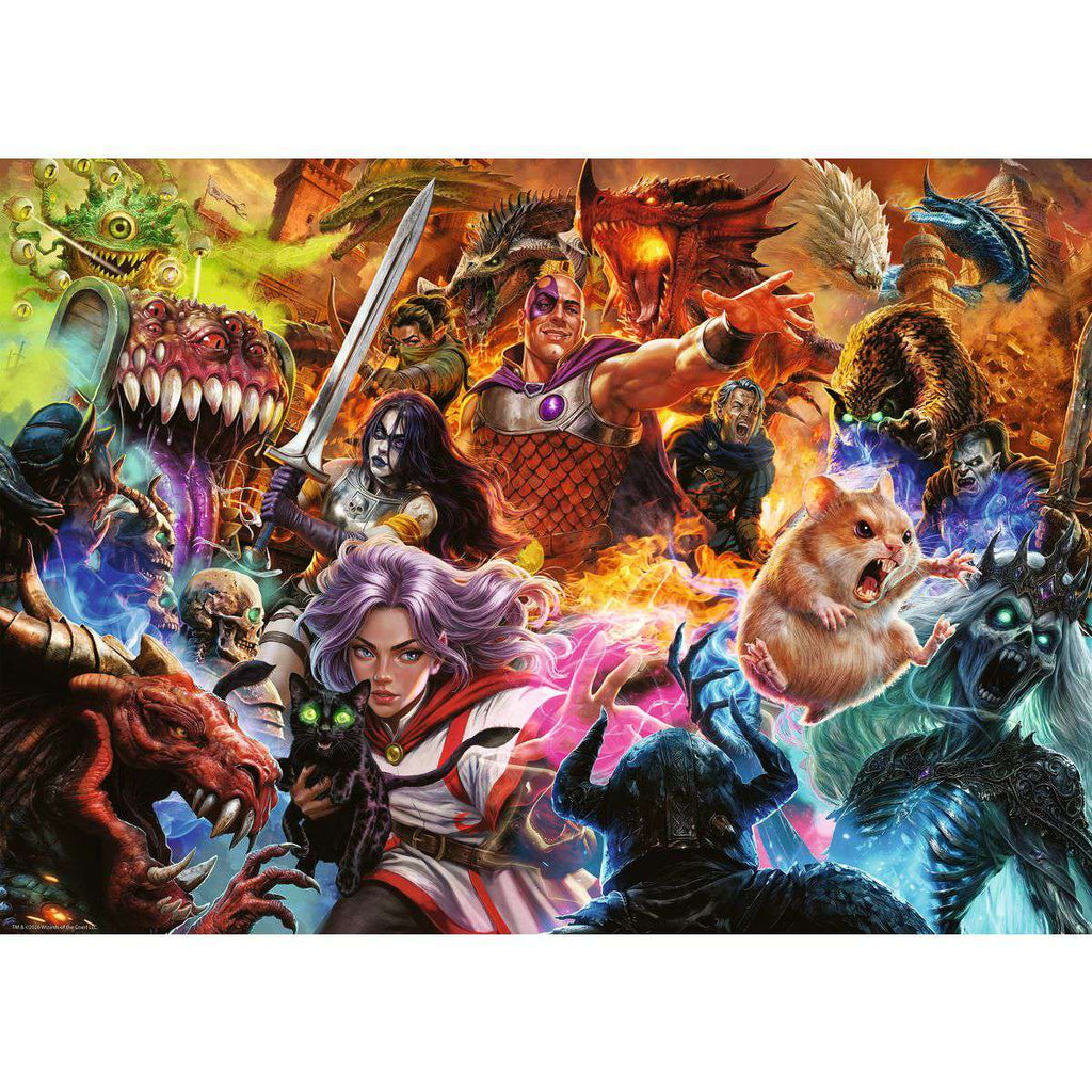 Pre-order: Dungeons & Dragons Critical Encounters - 1000 Piece Jigsaw Puzzle (Ravensburger)