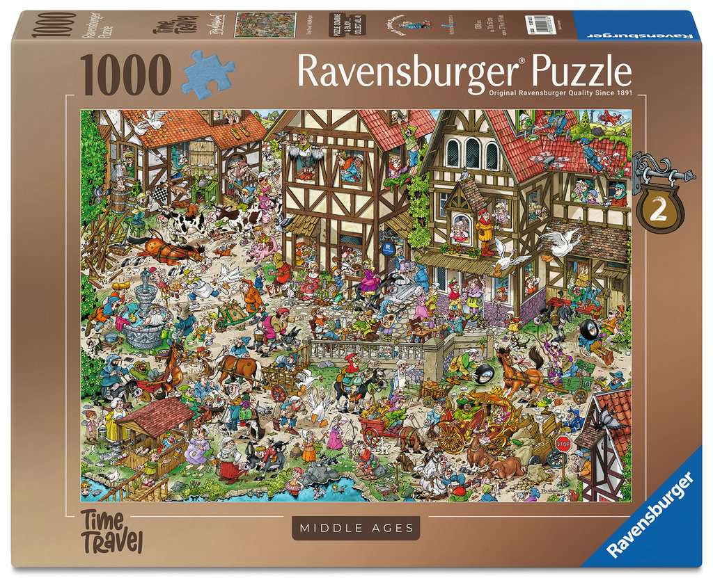 ** Pre-Order ** Ray's Comic Series - Time Travel No. 2 by Ray Nicholson - 1000 Piece Jigsaw Puzzle (Ravensburger)