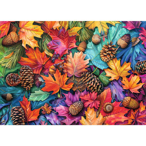 ** Pre-Order ** Autumn Riches - 500 Piece Large Piece Jigsaw Puzzle (Ravensburger)