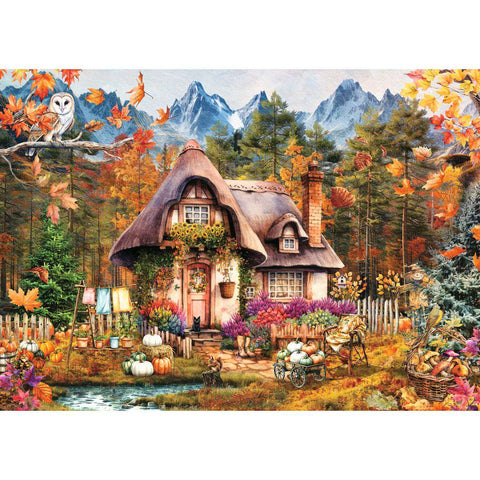 ** Pre-Order ** Pumpkin Cottage - 1000 Piece Jigsaw Puzzle (Ravensburger)