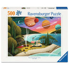 ** Pre-Order ** Camping - 500 Piece Jigsaw Puzzle (Ravensburger) - Completed Puzzle