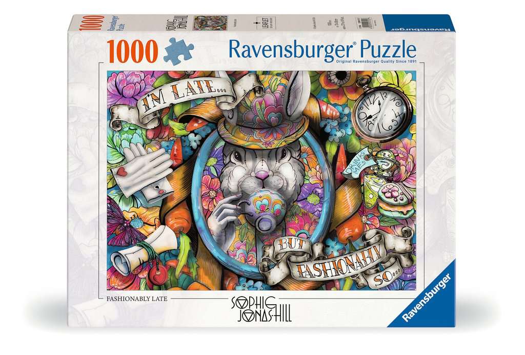 ** Pre-Order ** Fashionably Late by Sophie Jonas-Hill - 1000 Piece Jigsaw Puzzle (Ravensburger)