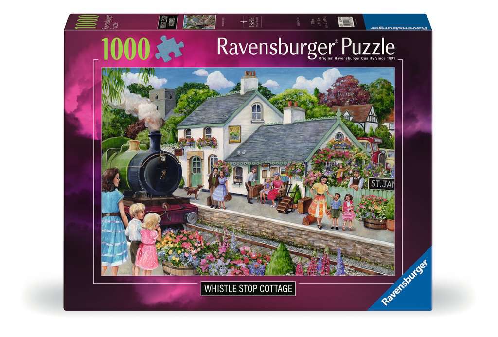 ** Pre-Order ** Whistle Stop Cottage by Debbie Cook - 1000 Piece Jigsaw Puzzle (Ravensburger)