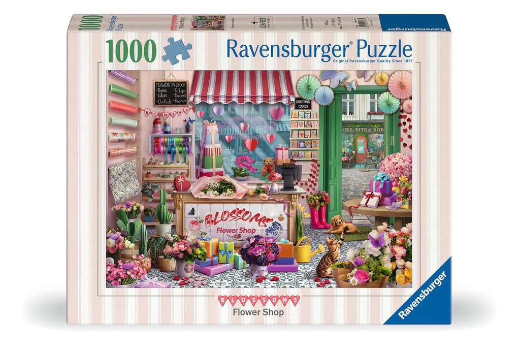 ** Pre-Order ** Blossoms Flower Shop by Tetiana Bulba - 1000 Piece Jigsaw Puzzle (Ravensburger)
