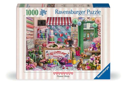 Blossoms Flower Shop by Tetiana Bulba - 1000 Piece Jigsaw Puzzle (Ravensburger) - Image 2