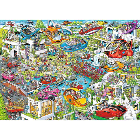 ** Pre-Order ** Ray's Comic Series - Time Travel No.4 in the Future - 1000 Piece Jigsaw Puzzle (Ravensburger)