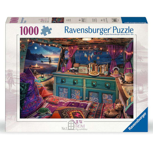 ** Pre-Order ** A View from my Window No.2: Camper Van - 1000 Piece Jigsaw Puzzle (Ravensburger)