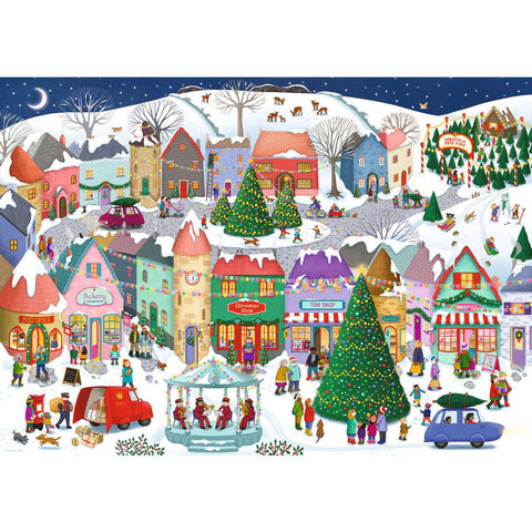 ** Pre-Order ** Christmas Town - 1000 Piece Jigsaw Puzzle (Ravensburger)