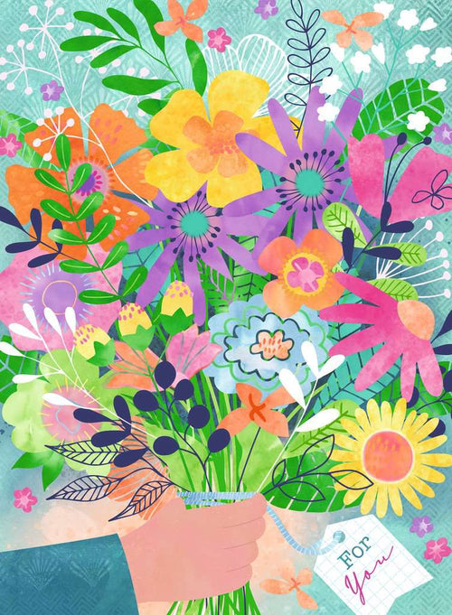 Flowers for You - 500 Piece Jigsaw Puzzle (Ravensburger)