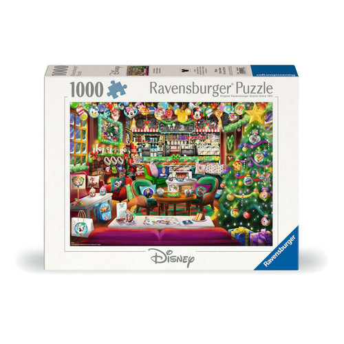 ** Pre-Order ** Disney Christmas Café - 1000 Piece Jigsaw Puzzle (Ravensburger) - Completed Puzzle