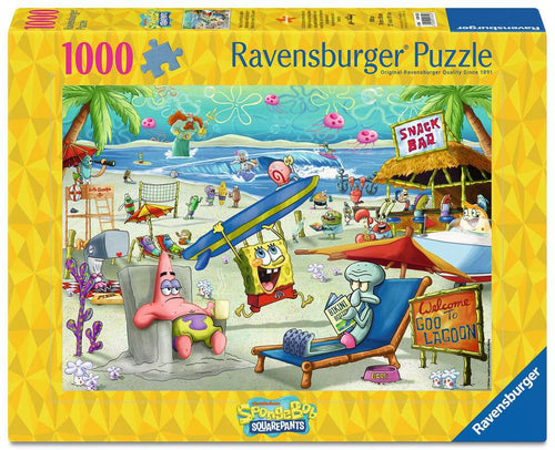 SpongeBob SquarePants - 1000 Piece Jigsaw Puzzle (Ravensburger) - Completed Puzzle