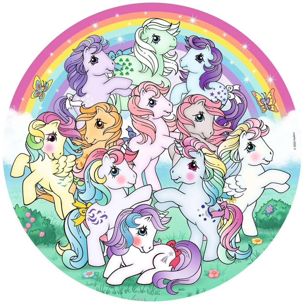 ** Pre-Order ** My Little Pony - 500 Piece Circular Jigsaw Puzzle (Ravensburger)