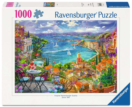 St.Tropez - 1000 Piece Jigsaw Puzzle (Ravensburger) - Completed Puzzle
