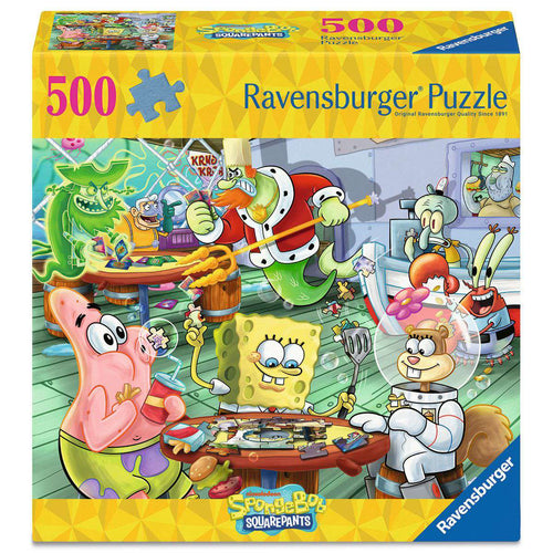 ** Pre-Order ** SpongeBob SquarePants - 500 Piece Jigsaw Puzzle (Ravensburger) - Completed Puzzle