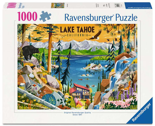 Sacred Lake Tahoe - US Puzzle Championships - 1000 Piece Jigsaw Puzzle (Ravensburger) - Completed Puzzle