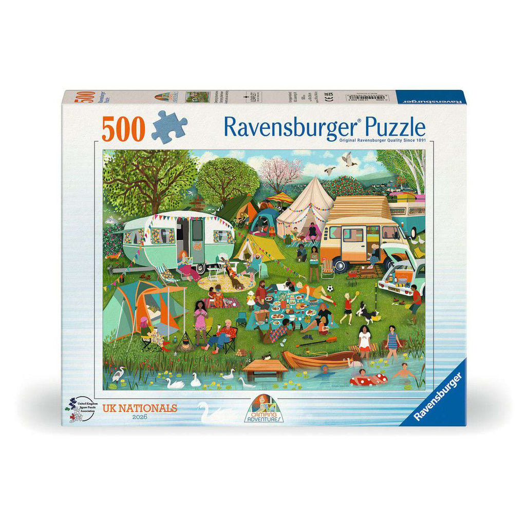 Camping Adventures by Angela Holland - 500 Piece Jigsaw Puzzle (Ravensburger)