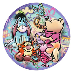 Winnie the Pooh, Circular - 100 Years of Wonder - 500 Piece Round Jigsaw Puzzle (Ravensburger)