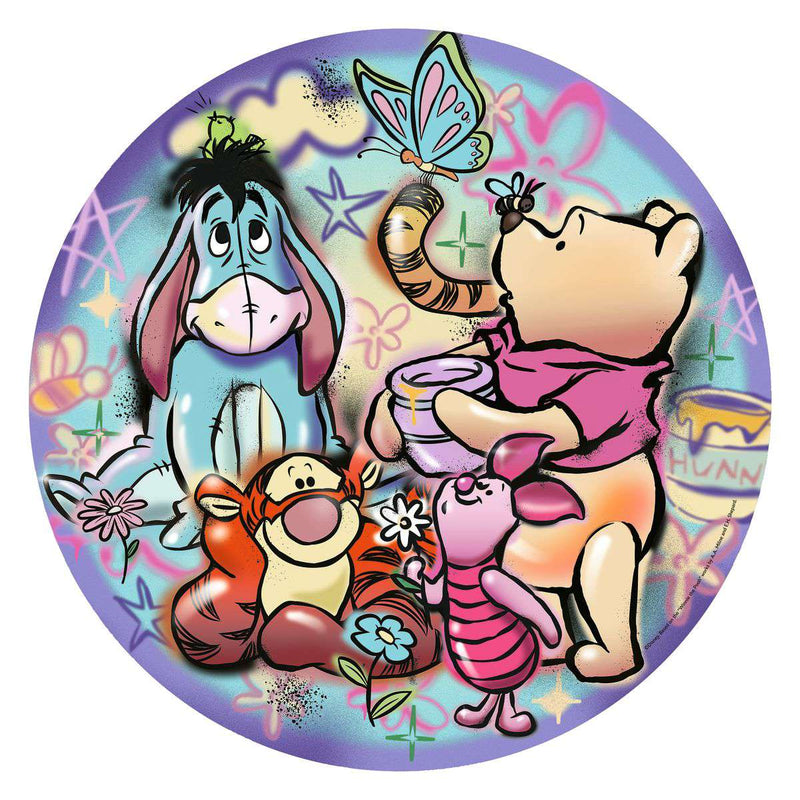 Winnie the Pooh, Circular - 100 Years of Wonder - 500 Piece Round Jigsaw Puzzle (Ravensburger)