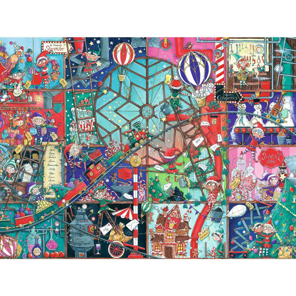 ** Pre-Order ** Elf Factory - 1500 Piece Jigsaw Puzzle (Ravensburger)